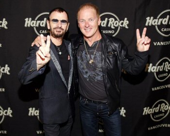 Bernie Aubin with Ringo Starr